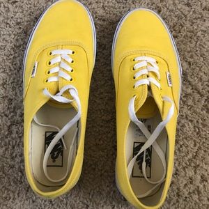 Yellow Vans